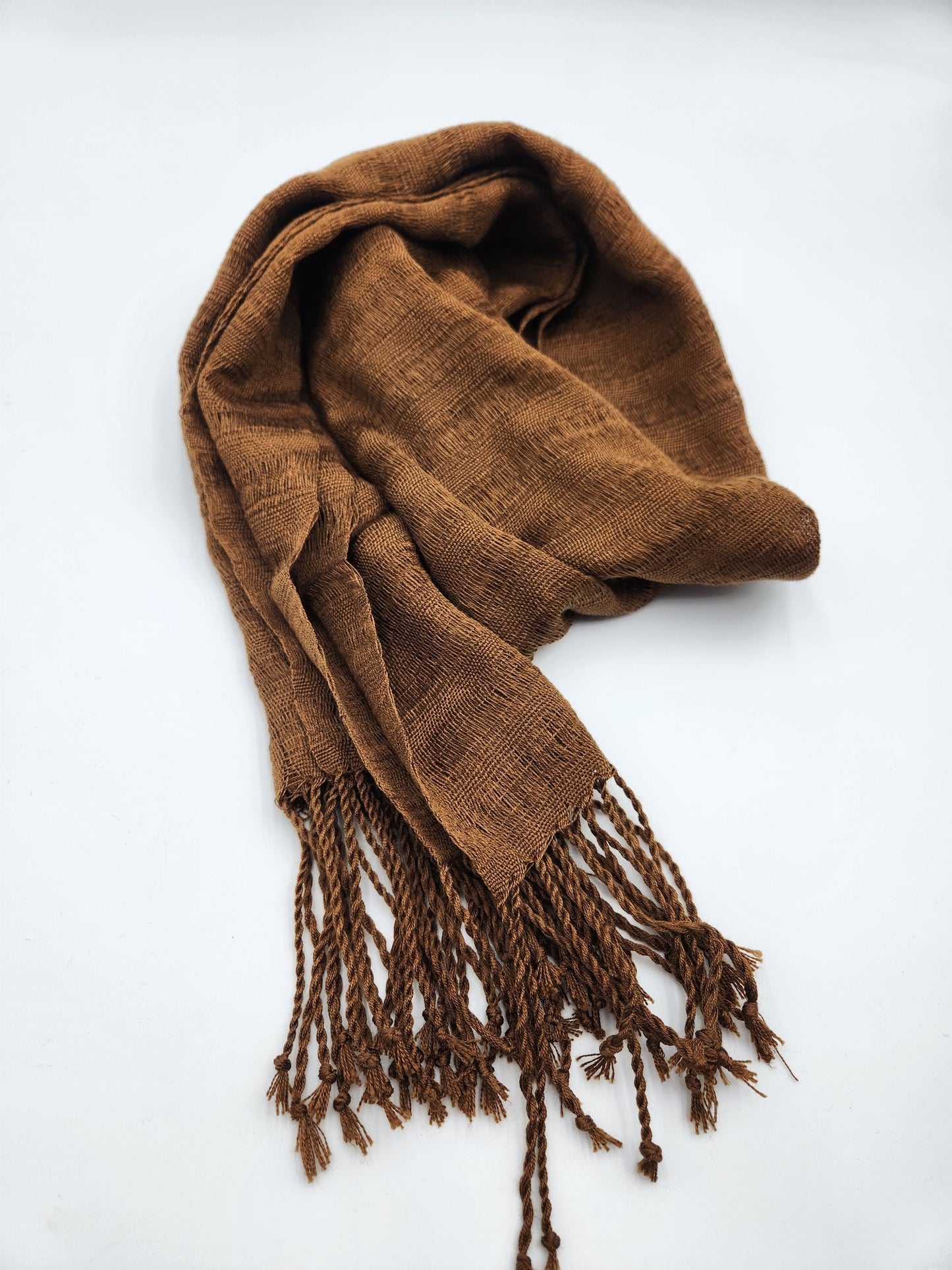 Handwoven Fair Trade Scarf Mocha