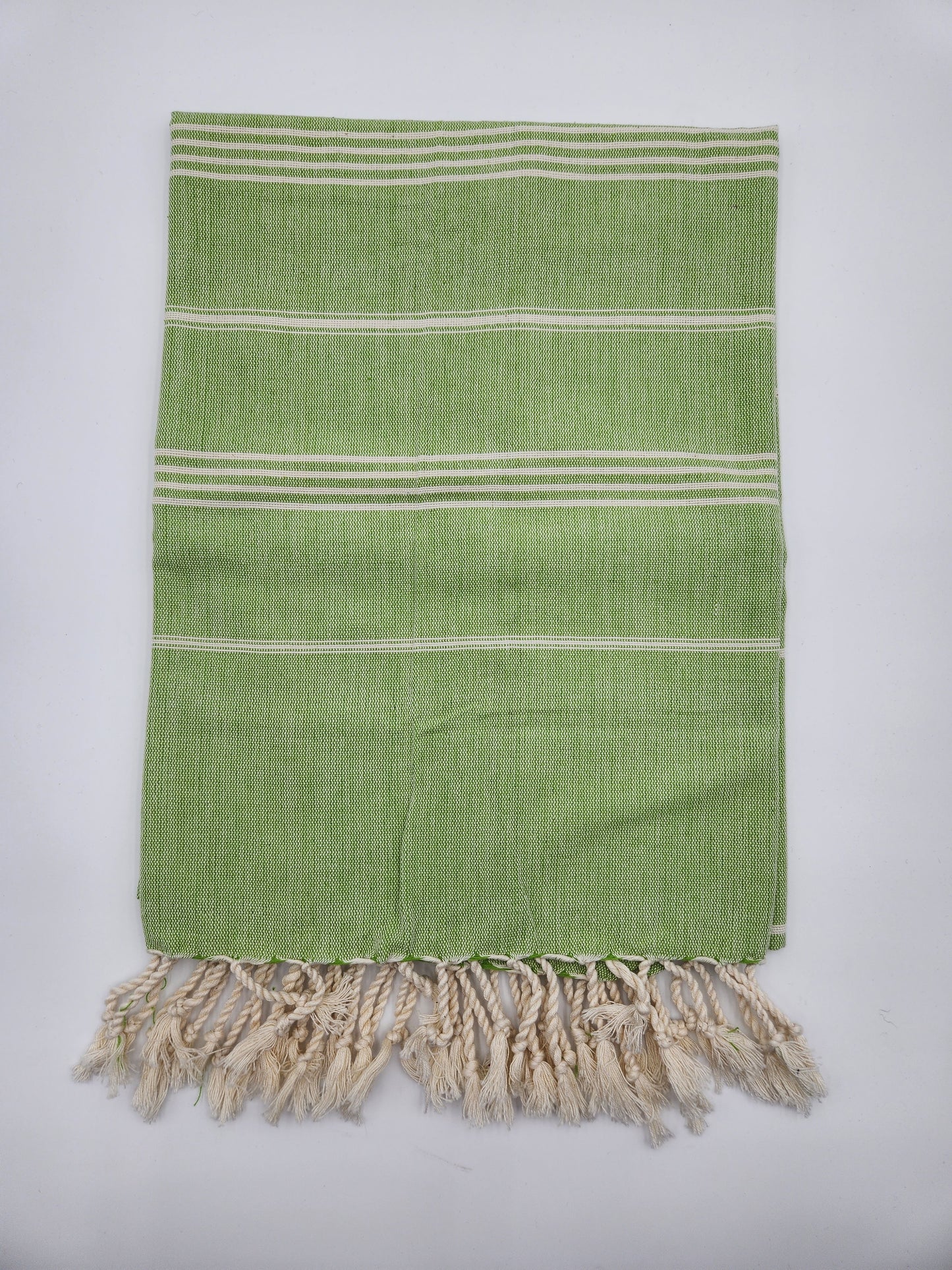 Ethically Sourced Fair Trade Fouta, Peshtemal Towels "Spring Green"
