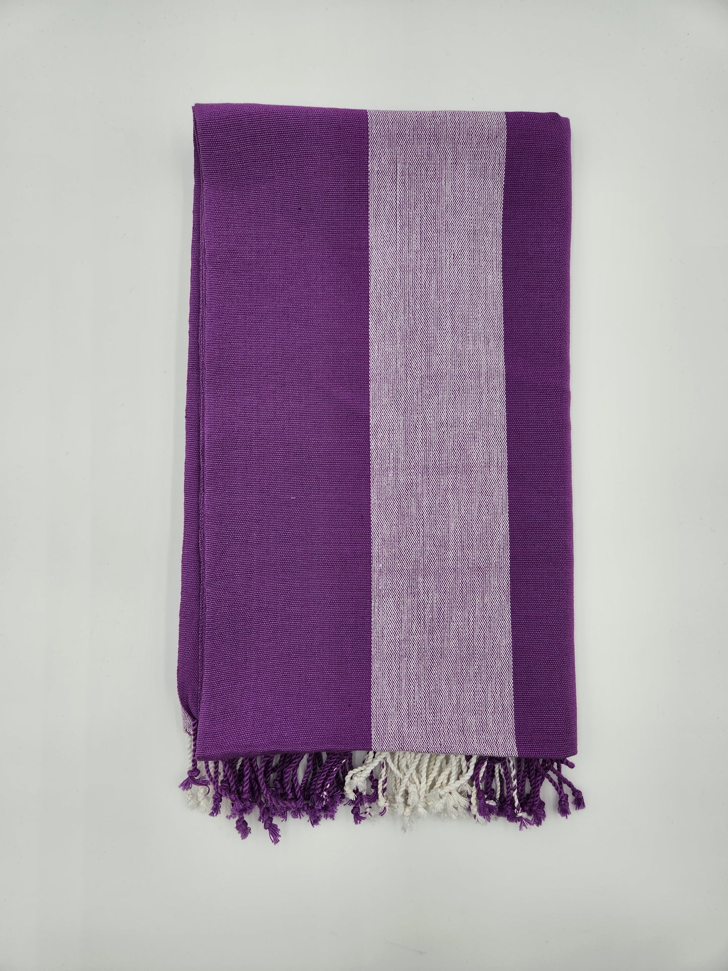 Purple Striped Fouta - Handwoven & Fair Trade