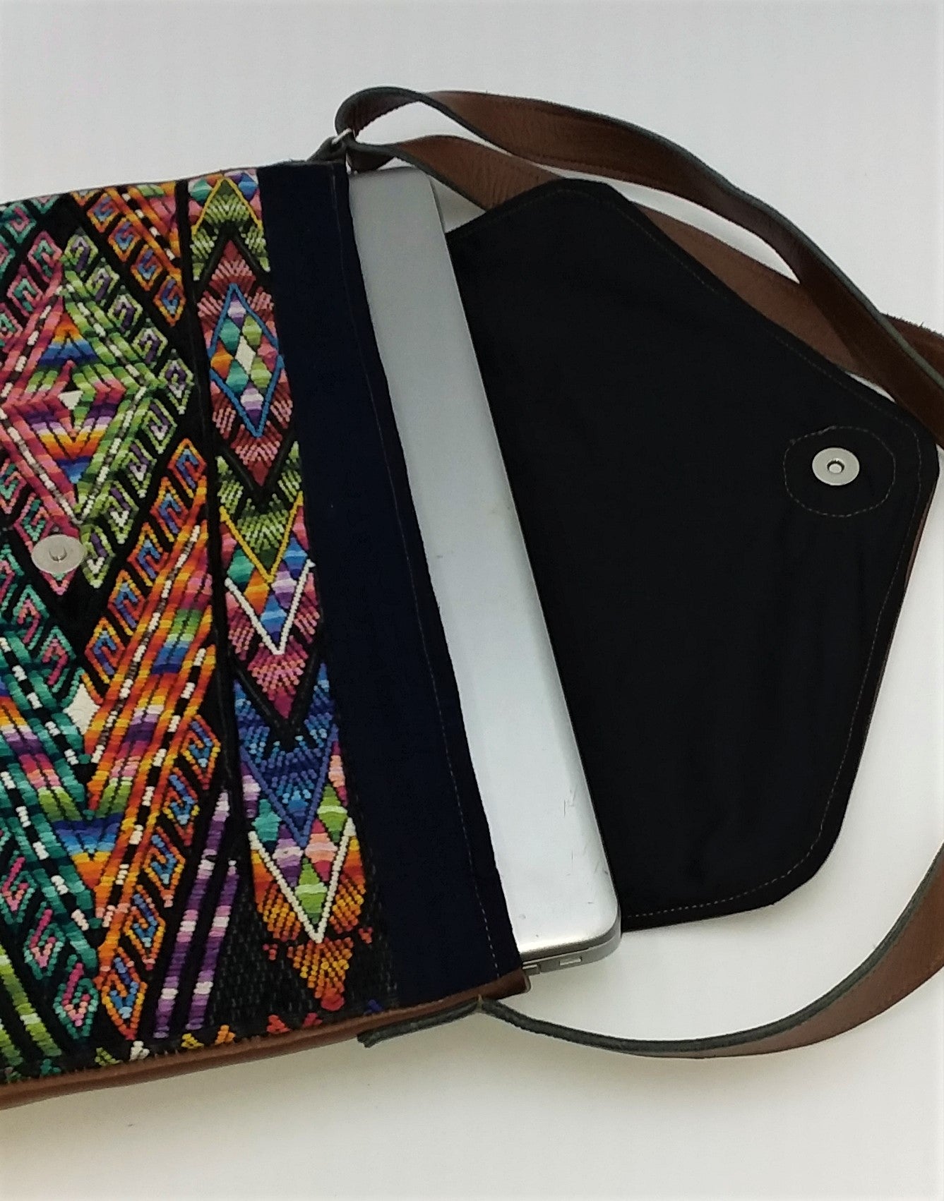 Handmade Guatemalan Huipil Padded Computer Bag