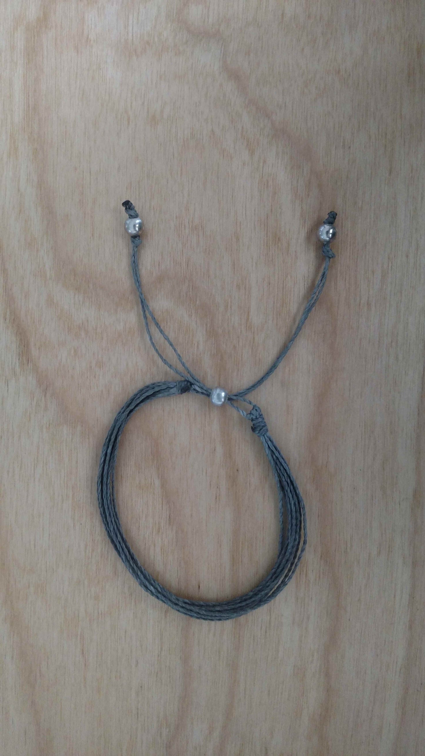 Charity Friendship Bracelet with Silver Beads