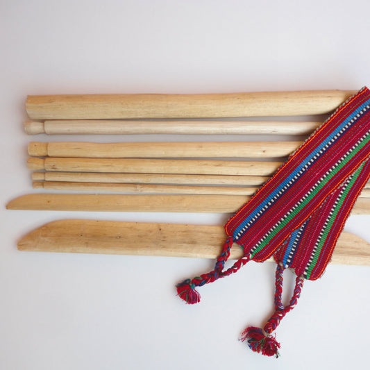 Weaving loom backstrap 
