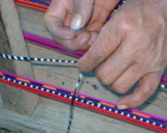 Ikat Yarn for weaving, hand dyed