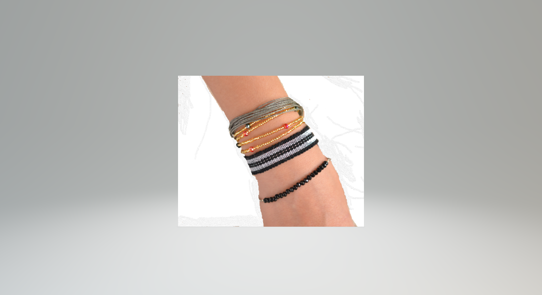 "Night Fall" Stack Bracelet, Bracelet to Education