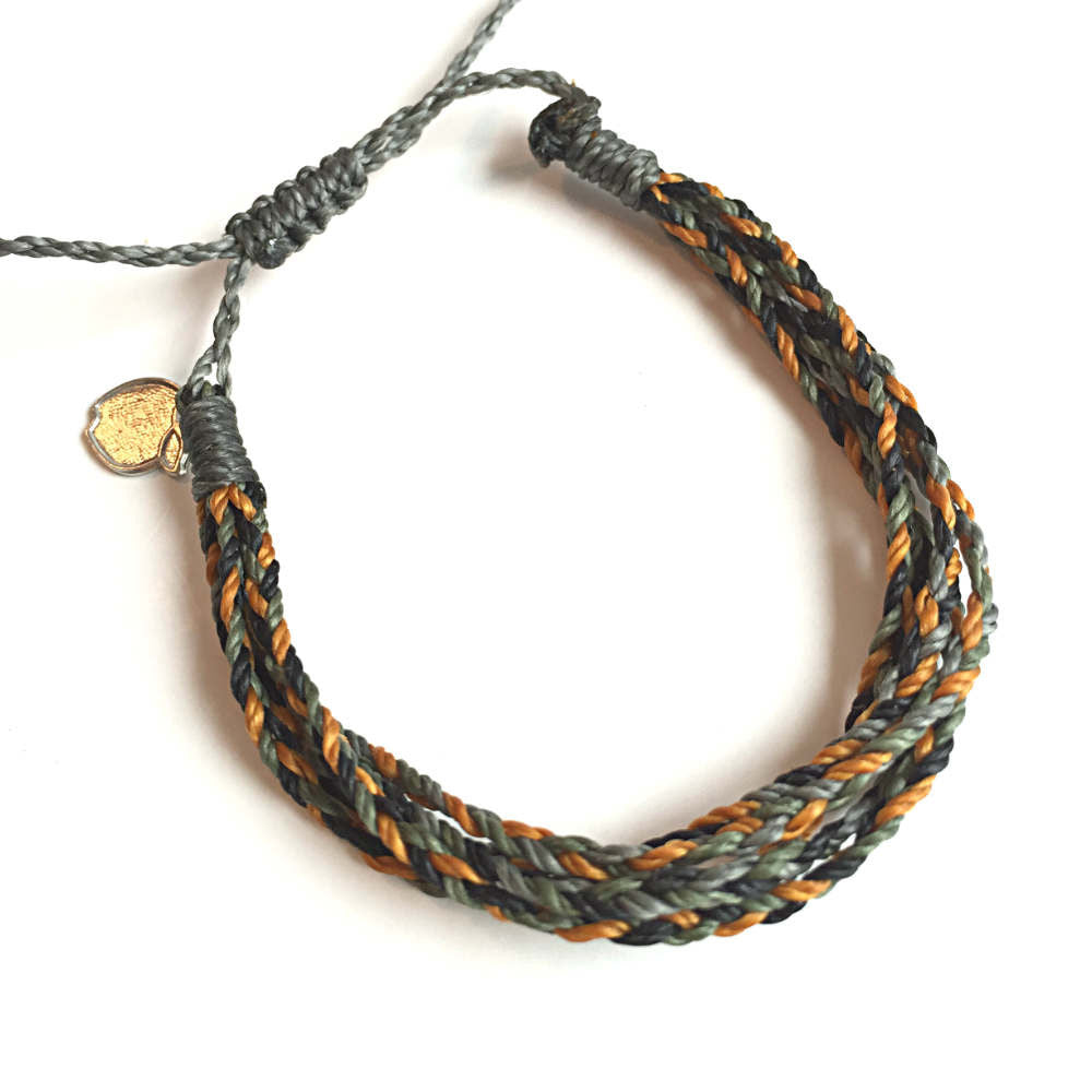 Unisex Cause Bracelet, "Urban Sidewalk Slate"