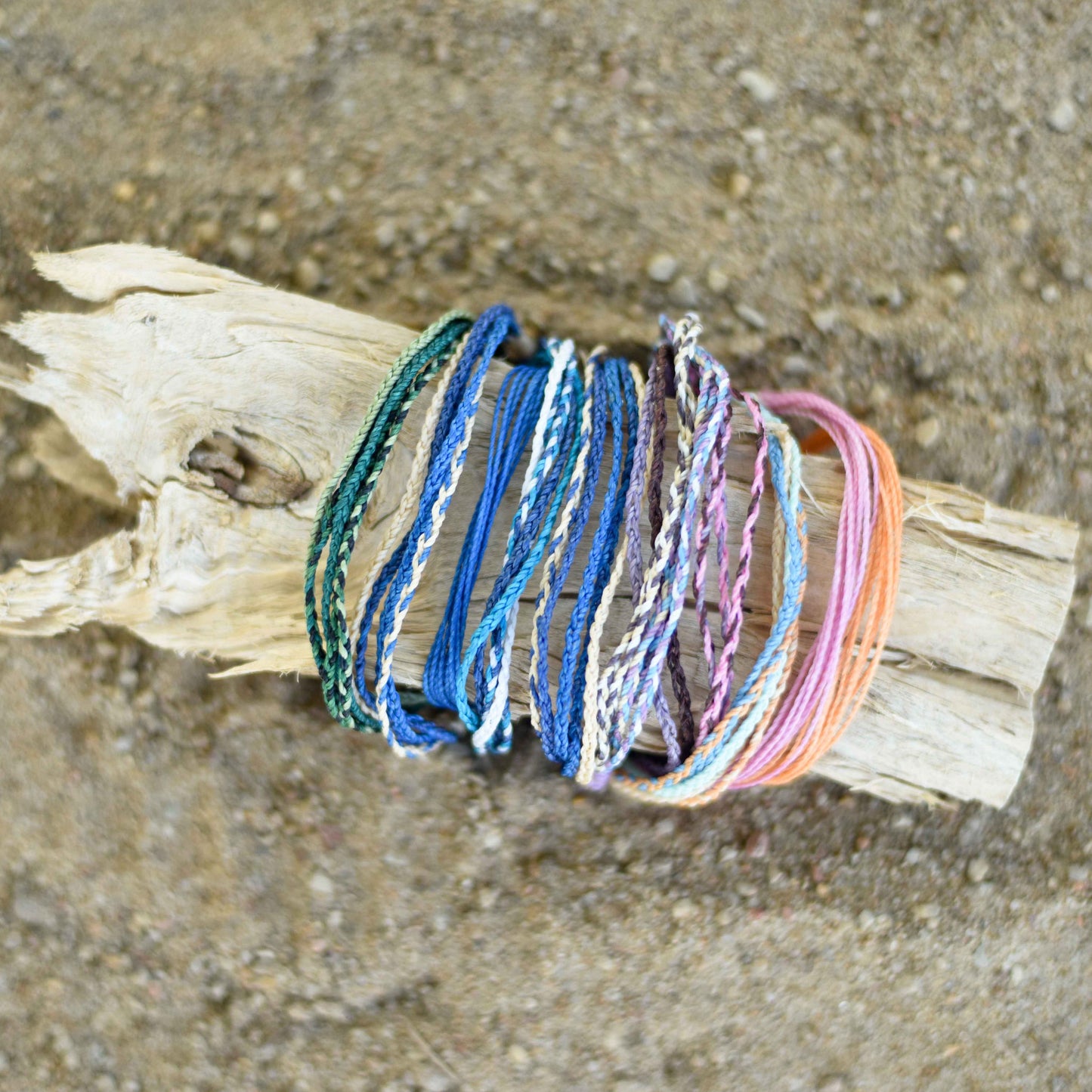 Charity Friendship Bracelet Supports Women, Peach