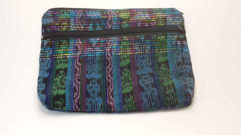 Large Wallet / Coin Purse, Upcycled Guatemalan Fabric, Fair Trade