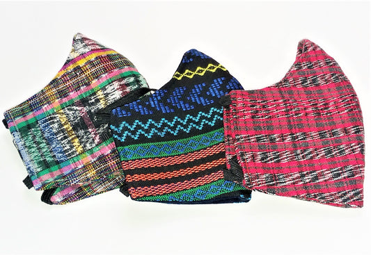 Fair Trade Charity Guatemalan Face Mask 'Give a Food Basket"