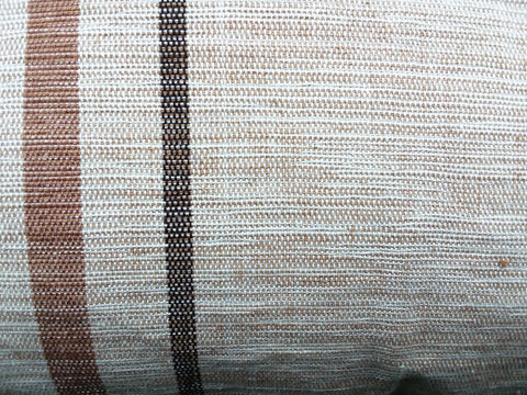 Handwoven Fair Trade Cotton 20" x 20" Pillow Cover in Browns