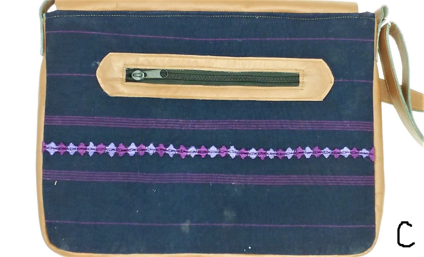 Handmade Guatemalan Huipil Padded Computer Bag