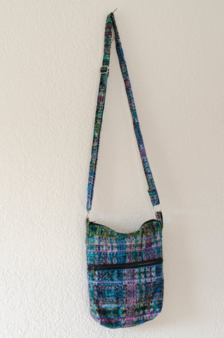 lyUpcycled Long Strap Cross Body Purse, Fair Trade & Eco Friendly