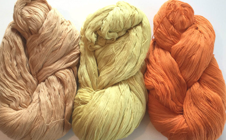Naturally Dyed, Eco Friendly Cotton Yarn-
