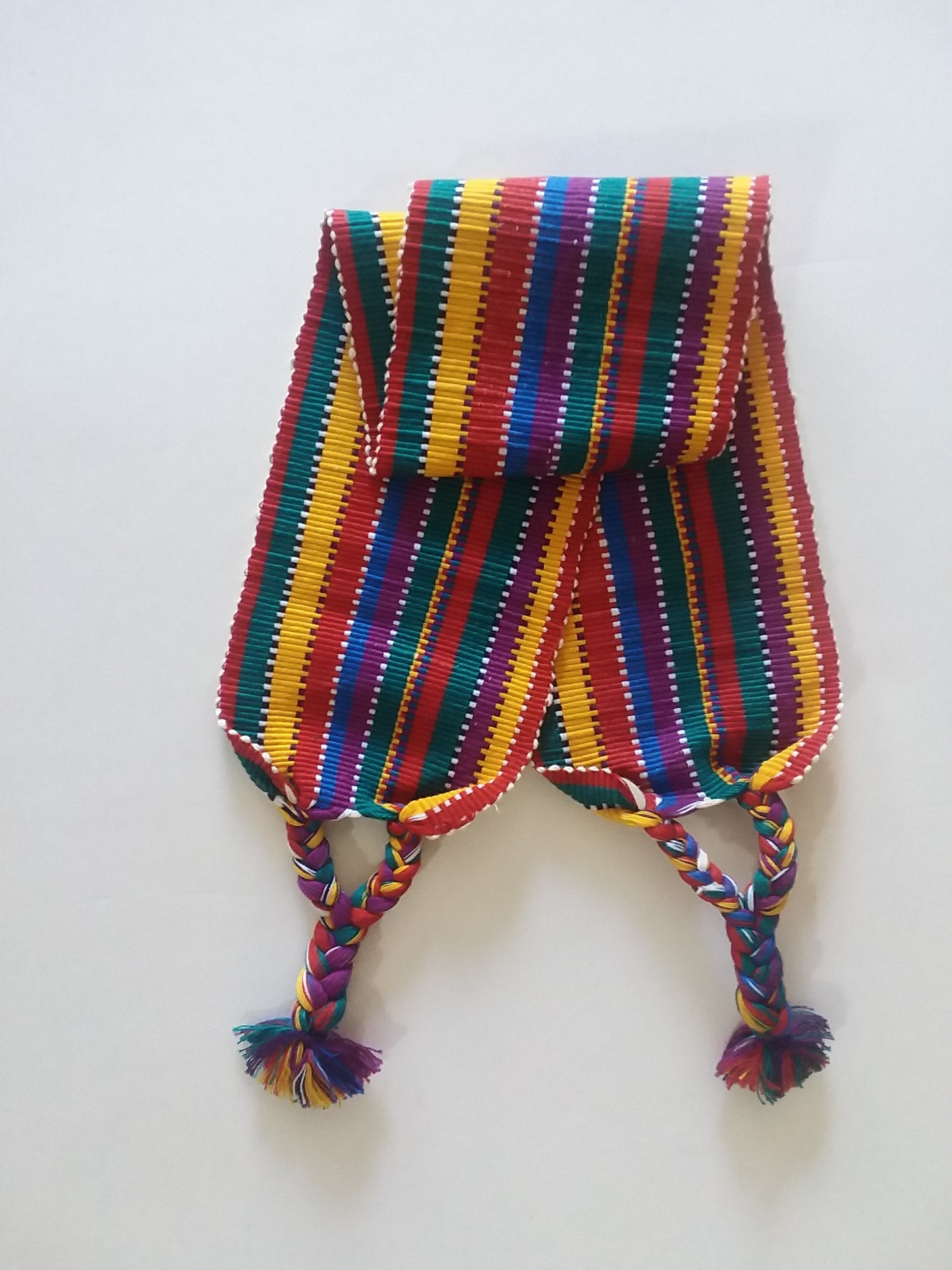 Backstrap Loom Belt, Handwoven, Authentic Guatemalan