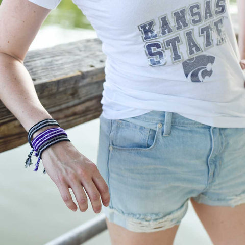 Purple-white-rally-bracelet