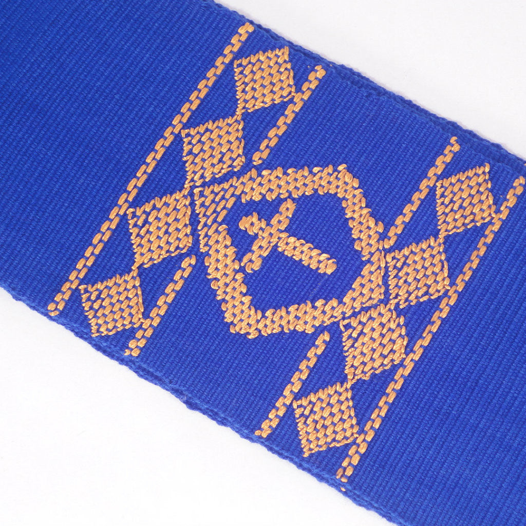 Blue Fair Trade Clergy Stole handwoven