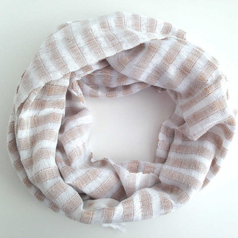 Ethical Fashion Scarf, Creamy Latte