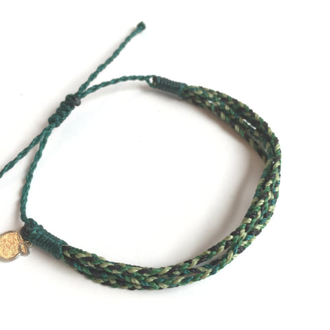 Deep Green Unisex Friendship Bracelet