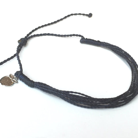 Deep Navy Blue Friendship Bracelet, Ethical Jewelry