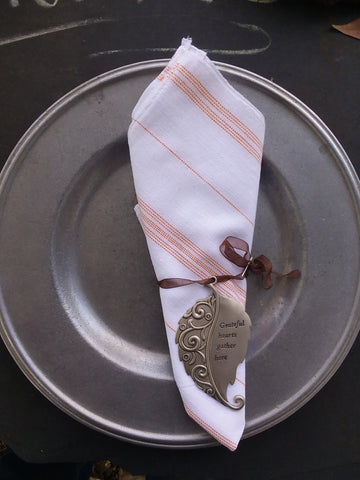 Fall Harvest/Thanksgiving Reusable Cotton Handwoven Napkins