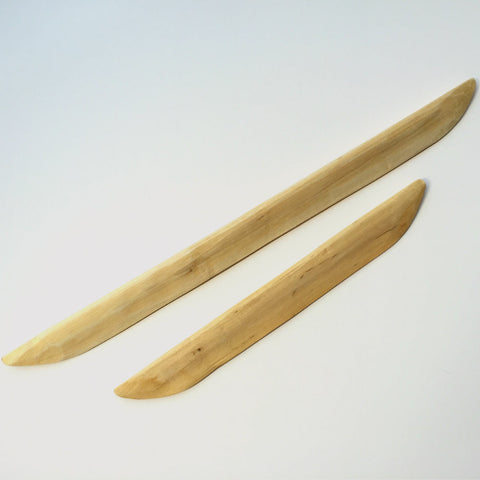 Hand-carved Weaving Loom Batten / Weaving Sword
